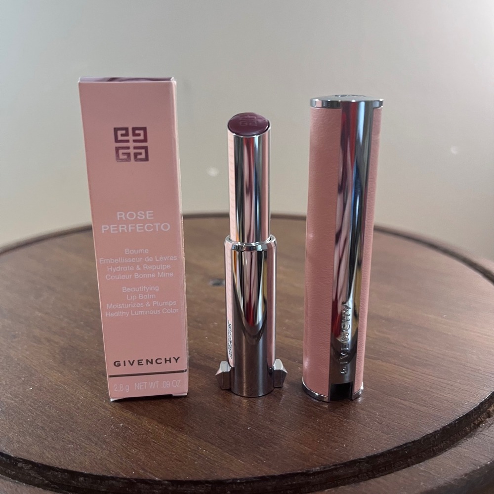 Givenchy Rose Perfecto Beautifying Lip Balm 117 Chilling Brown 2.8g Luminous